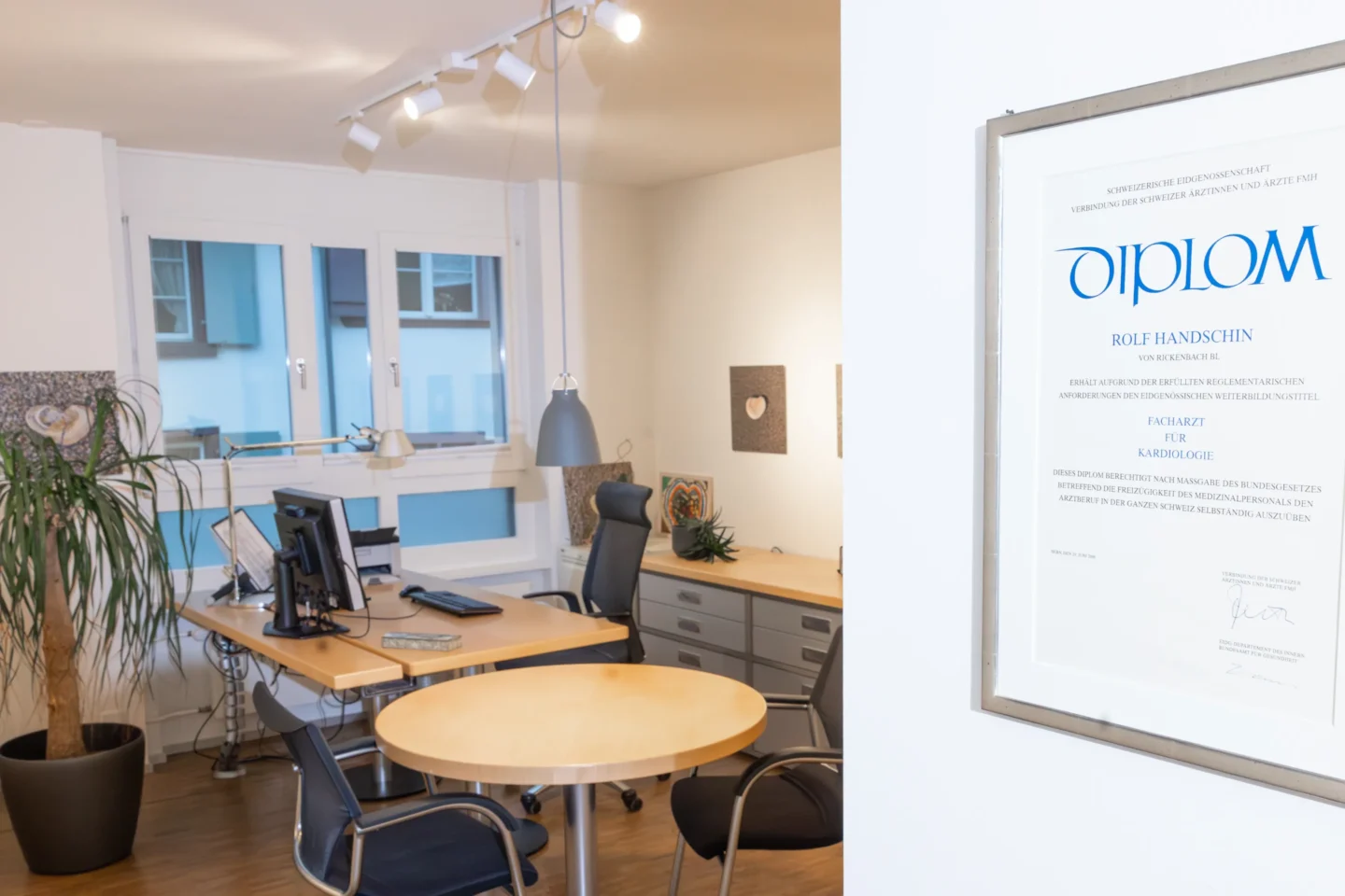 Einblick in die Praxisräume